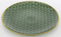 náhled Dekoratívny sklenený tanier so zlatým okrajom GD DESIGN