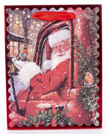 detail Vianočná darčeková taška so Santom GD DESIGN