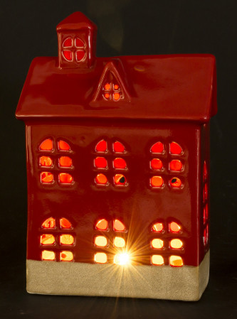 detail Vánoční domeček s led osvětlením GD DESIGN