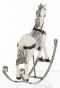 náhled Figúrka hojdací koník v bielej farbe GD DESIGN