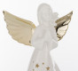 náhled Porcelánový led anděl se zlatými křídly GD DESIGN