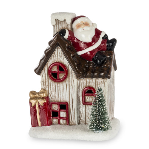 Vianočné dekorácie domček s ľad osvetlením