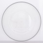 náhled Dekoračný tanier plastový so strieborným okrajom GD DESIGN