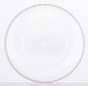 náhled Dekoračný tanier plastový so strieborným okrajom GD DESIGN