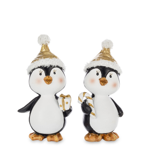 Vánoční figurka tučňák 2 varianty