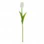 náhled Umelý biely tulipán so zelenými lístkami GD DESIGN