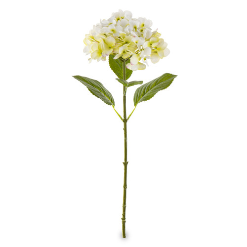 Dekoračná vetvička biela hortenzia