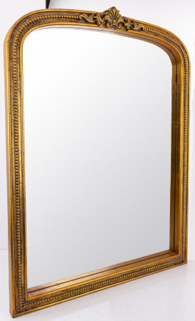 detail Nástenné zrkadlo zlaté s ozdobným rámom GD DESIGN