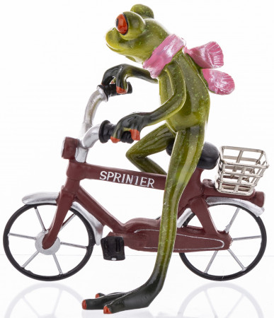 detail Žaba na bicykli GD DESIGN