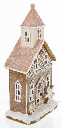 detail Vánoční dekorace domeček s led osvětlením GD DESIGN