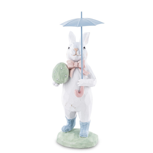 Figúrka zajačika s dáždnikom