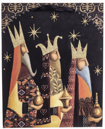detail Vianočná darčeková taška traja králi GD DESIGN