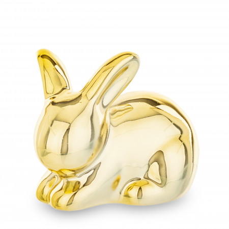 detail Dekorácia figúrka zlatý králik GD DESIGN