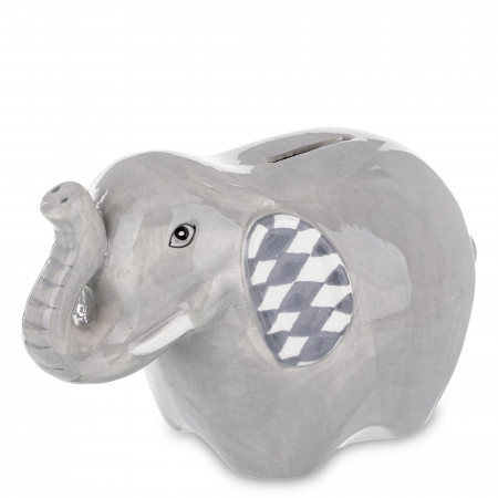 detail Pokladnička šedý slon GD DESIGN