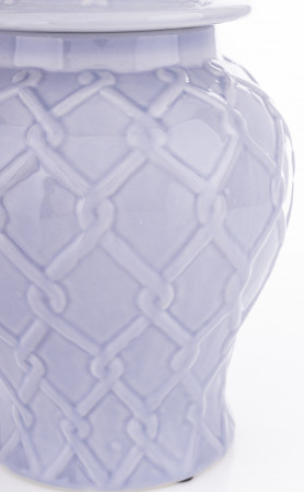 detail Porcelánová dóza s viečkom svetlo modrá GD DESIGN