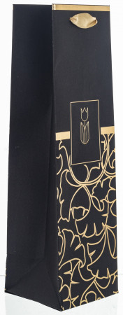 detail Darčeková taška na víno čierna GD DESIGN