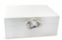 náhled Elegantná biela šperkovnica s kameňom GD DESIGN