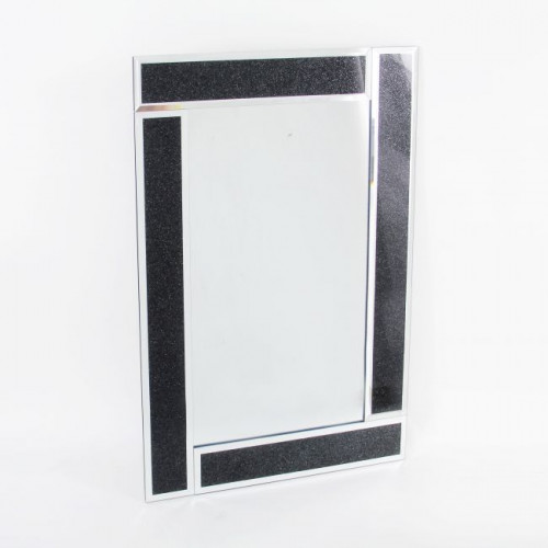 Zrkadlo čierne 40x60