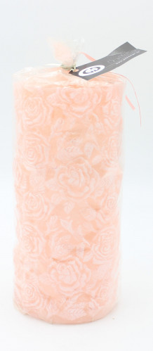 Sviečka valec XL ružová Rosana