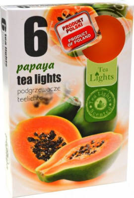 Čajová sviečka papaya