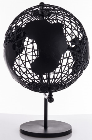 detail Globus kov čierny 47 cm GD DESIGN