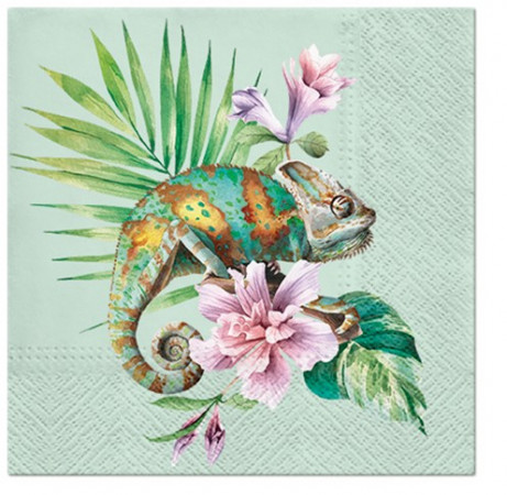 detail Servítky exotic chameleon GD DESIGN