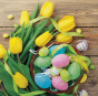 náhled Obrúsky s tulipánmi a vajíčkami GD DESIGN