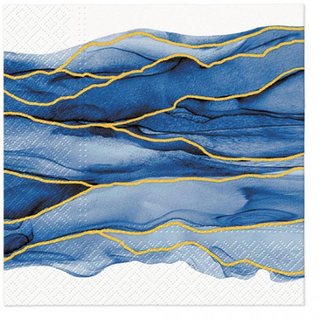 detail Obrúsok modrej morskej vlny GD DESIGN