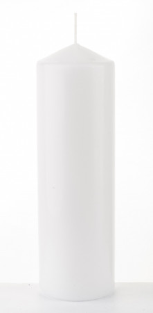 detail Pl pilířová svíčka 250/80 090 bílý bispol GD DESIGN