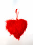 náhled Dekorácia páperové srdce červené GD DESIGN