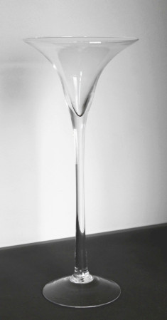 detail Sklenený svietnik čaša 40 cm 15-822 GD DESIGN