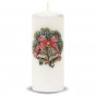 náhled Veľká biela sviečka vianočné zvončeky GD DESIGN