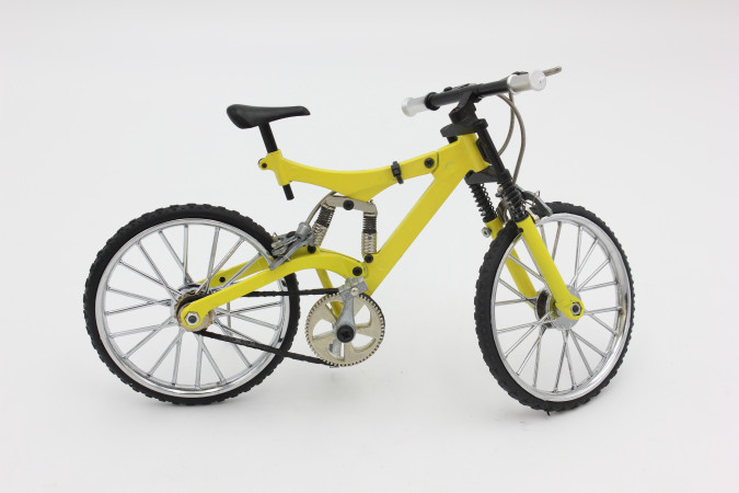 detail Horský bicykel žltý GD DESIGN