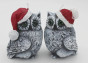 náhled Sviečka vianočná sova ľavá sivá  GD DESIGN